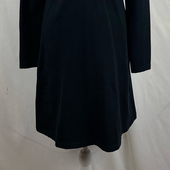 Athleta Black Gathered Bodice GorpCore Athletic Wear Dress NWOT Size S - Picture 3 of 12
